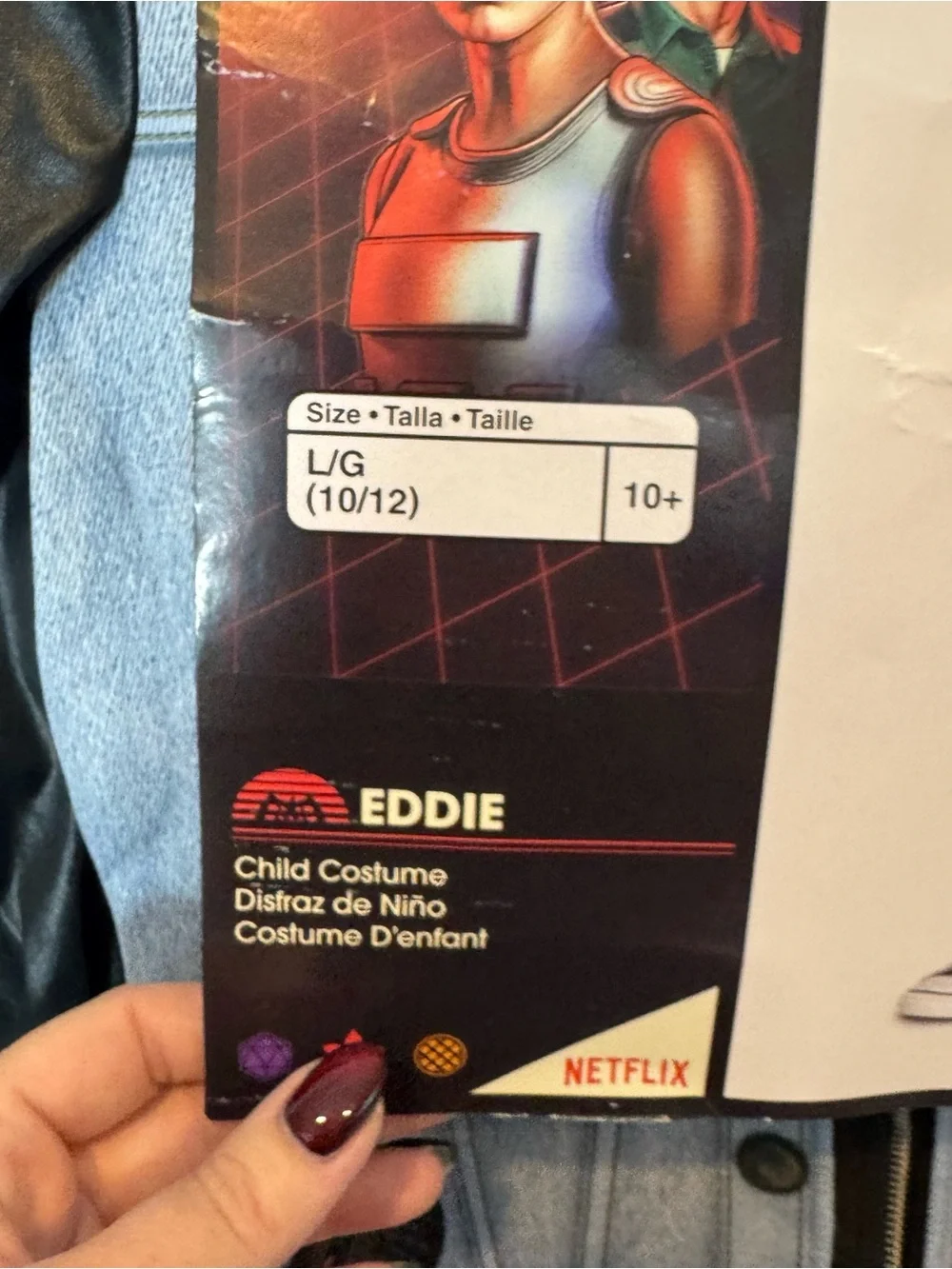 Stranger Things Eddie Boy’s Halloween Costume Shirt